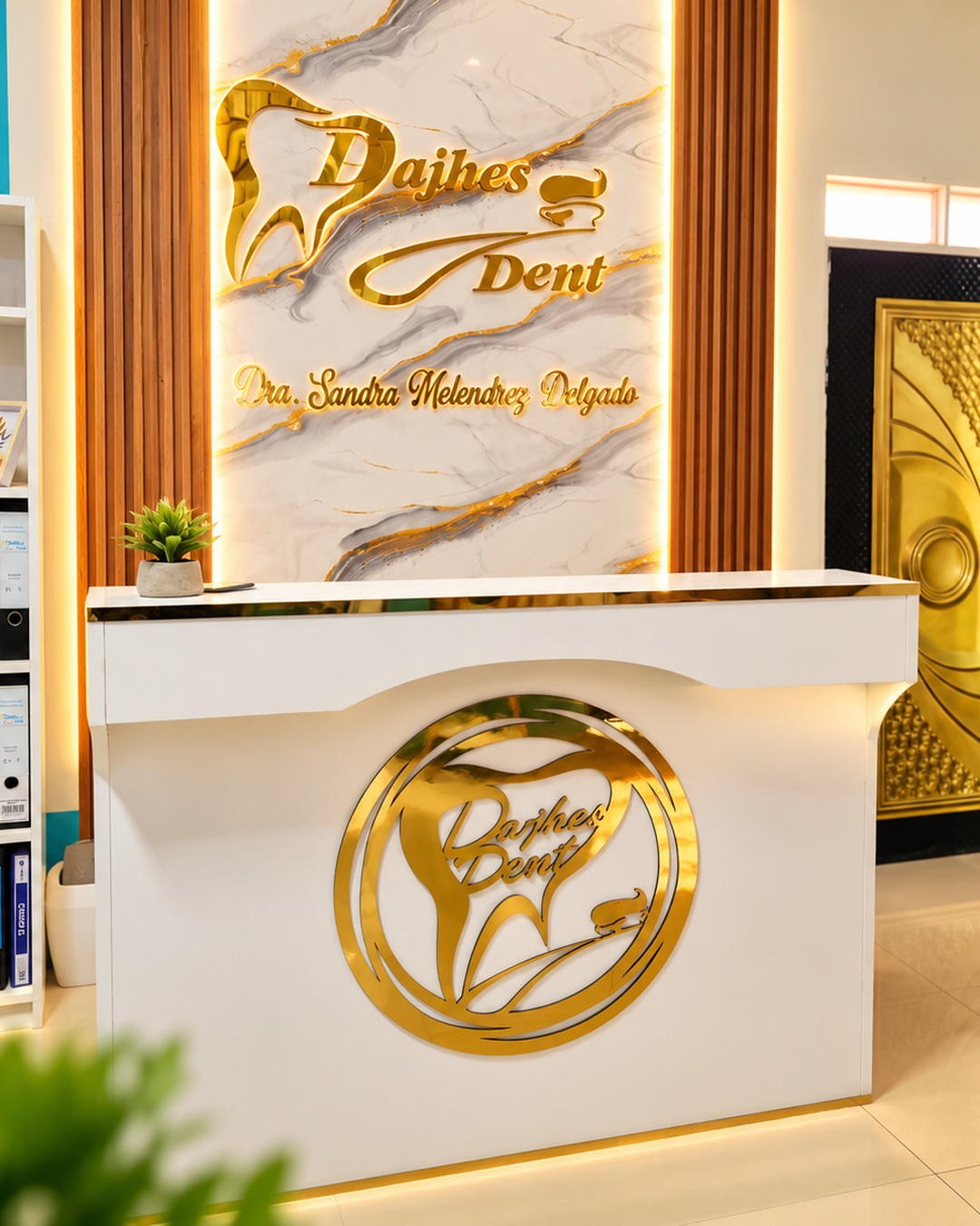 Ambiente de clínica dental de referencia